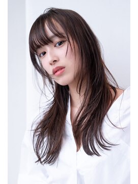 エースハバナ 渋谷(1 HAVANA) ロングレイヤー/20代30代大人かわいい/チョコレートブラウン