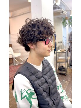 ラグ(log) サロンワーク×メンズハードパーマ！