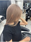 ミルクティー.ホワイトグレージュ.ミニウルフ.チェリーブラウン