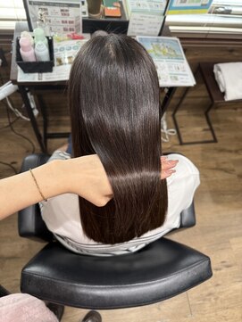 ハピネス クローバー 八木店(Happiness CLOVER) 髪質改善ストレート/マロンベージュ