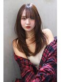 【ROSE】レイヤーカット＿姫カットレイヤー＿韓国風巻きロング