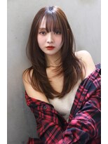 ロゼ 鳳(ROSE)&nbsp;【ROSE】レイヤーカット＿姫カットレイヤー＿韓国風巻きロング