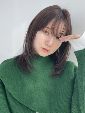 シェル 津山の手店(shel) ◎大人上品レイヤーカット×顔周りくびれミディ