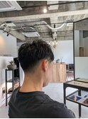 爽やかツーブロックショート