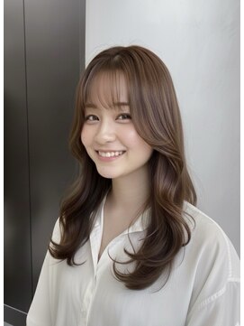 ルピナ(Lupina) 【小顔見せ】韓国風レイヤーカット×チョコレートブラウン