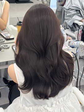 アマトウキョウスマートサロン(AMA TOKYO×Smart Salon) 韓国ヘア　透明感カラー　チョコレートブラウン