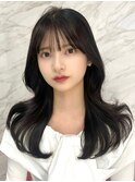 ◇韓国顔周りハイレイヤーカットミディアムレイヤーカット銀座