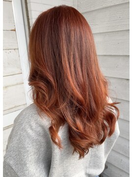 パロ アルト(Palo Alto) レイヤーカット×ノンブリーチオレンジ