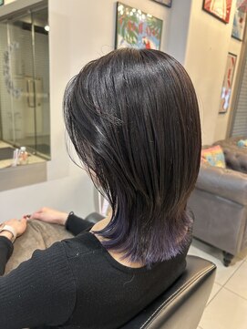 ノア(no_a) 【四条烏丸】レイヤーボブ×ラベンダー