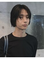 メゾンアクア 表参道(Maison ACQUA) ●メンズボブ/ダークブラウン/ルーズショート/ルーズパーマ