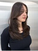 ザクザクレイヤーにオリーブグレージュ♪