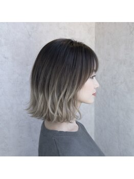 ランス 大垣(LANCE)の写真/【大垣駅車6分】透明感・艶感たっぷりのバレイヤージュでワンランク上のオシャレを♪