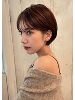 トリコ アヴェダ ららテラス北綾瀬(tricot AVEDA)&nbsp;ショートボブ/ショートヘア/ひし形ショート/耳かけショート