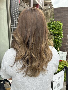 スーリール 荒戸店(Sourire) グラデーション×ブラウンベージュ