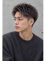 ORI. men’s hair by ENURE【オリ メンズヘア バイ エヌア】&nbsp;無造作アップバングショート