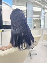ギア(GEAR.)&nbsp;光に透ける上品なネイビーカラー♪韓国風/アイドル風/色落ち綺麗