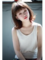 クロム バイ リエット(Chlom by Lietto)&nbsp;Chlom☆フレアシースルーバング外ハネロブ　TEL 0364574337