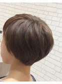 丸みのあるショート