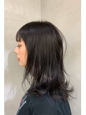 ウルフミディアム_厚めバングローライトネオウルフ