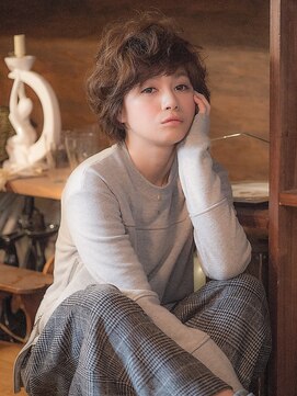 オーブ ヘアー ブランコ 久米川店(AUBE HAIR Blanco) 大胆な強めパーマで差が付くおしゃれなカーリーマッシュ♪
