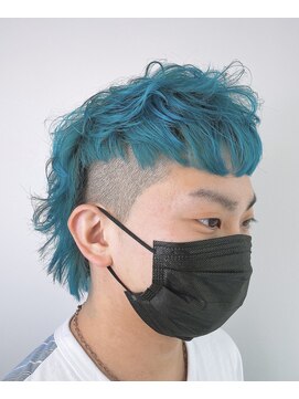 オンザ(ONTHE) ターコイズブルーメンズウルフスタイル【林京平】