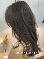 クラン 博多(Clan) 【村上】レイヤーカット×ハイライト
