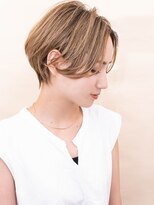 ヨファ ヘアー(YOFA hair)&nbsp;美シルエット前下がりショートマロンベージュ0703