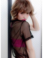 サングース(Sungoose) Sungoose カーキグレージュ大人かわいいフェザーバング