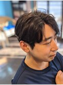 センター分け