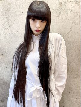 ユアーズヘア 新宿三丁目店(youres hair) 髪質改善で作る美髪改善 ツヤ髪ストレート 前髪カット Aujua