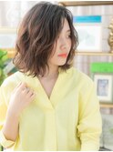 インナーハイライトくせ毛風くびれボブc5戸田公園20代30代40代