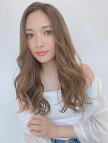 ルービック 枚方(Rubik's)&nbsp;小顔カットニュアンスカール/透明感ベージュ