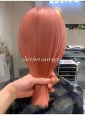 ba1628ダスティ―ピンクロングレイヤーチェリーピンクアッシュ