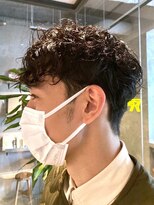 メンズサロン ブロック(Men's Salon bloc) スパイラルパーマ×マッシュスタイル