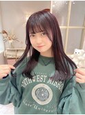 ★前髪カットが可愛い☆ラベンダーピンクカラー