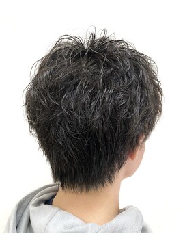 黄ぐまくん美容室 メンズパーマ