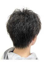 黄ぐまくん美容室 メンズパーマ