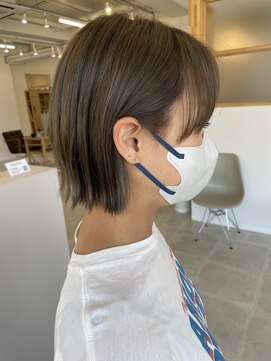 サロン 名和店(SALON) アッシュグレーミニボブ