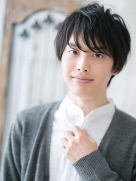 グルーミングサロン バーバー キャッスル 北浦和西口(Grooming salon Barber Castle) 黒髪でビジネスも◎抜け感くせ毛風ヘルシースタイルV北浦和