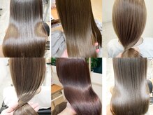 【艶カラー】髪質が変わったかのような質感がわかると思います！【大人ヘア/くびれヘア/前髪】