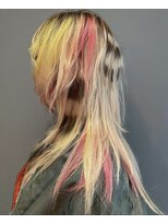 ハコ プラス(HACO+)&nbsp;ウルフ　レイヤーカット　ケアブリーチ　デザインカラー