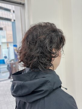 ジパングノアールオム 曳舟店(Zipangu NOIR HOMME) ロングウェーブパーマ