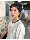 ベリーショート　パーマ