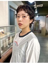 ハル ヘアスタジオ(haRu hair studio)&nbsp;ベリーショート　パーマ
