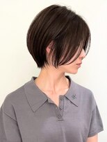 ネイロ バイ ジルブラン 葛西(NeiRo by JIL BLAN) ハイライト白髪ぼかしダブルカラーインナーカラーショートボブ