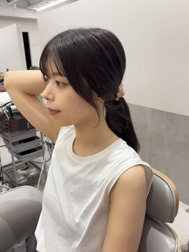 ルッカヨドヤバシ(RUCCA yodoyabashi) 顔まわりカット[肥後橋/本町]