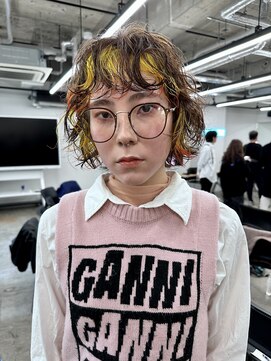 レコ 渋谷(LECO) インナーブリーチボブパーマ