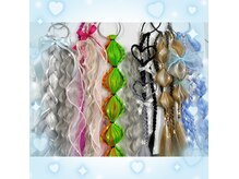 マーメイドヘアー(mermaid hair)の雰囲気（ハンドメイドのポニーテールリングなどの販売もしてます^ ^）