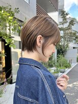 ラボヌールヘアーリアン 川越店(La Bonheur hair Lien)&nbsp;女性らしい丸みショート×ハイライト