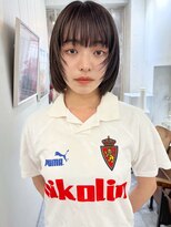 イメチェン前髪小顔ボブ_銀座